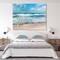 Designart - Indian Ocean Panoramic View - Extra Large Seashore Canvas Art